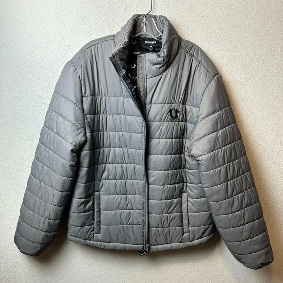 NWTS. TRUE Religion Puffer Jacket - Picture 2 of 12